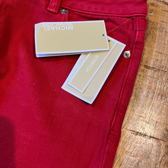 NWT Michael Kors MK Logo Izzy Skinny Jeans Size 6 - Picture 3 of 9